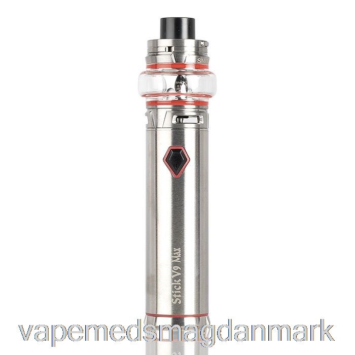Engangs Vape Danmark Smok Stick V9 & Stick V9 Max 60w Startsæt V9 Max - Rustfrit Stål